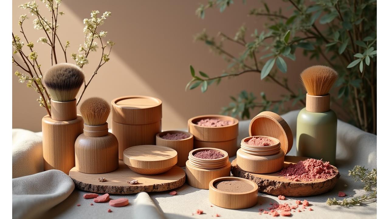 Maquillaje Sostenible con productos eco-amigables
