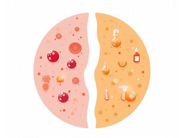 Infografía que ilustra la función de la barrera cutánea y cómo el exceso de productos puede dañarla, mostrando capas de la piel y células sanas versus irritadas.
